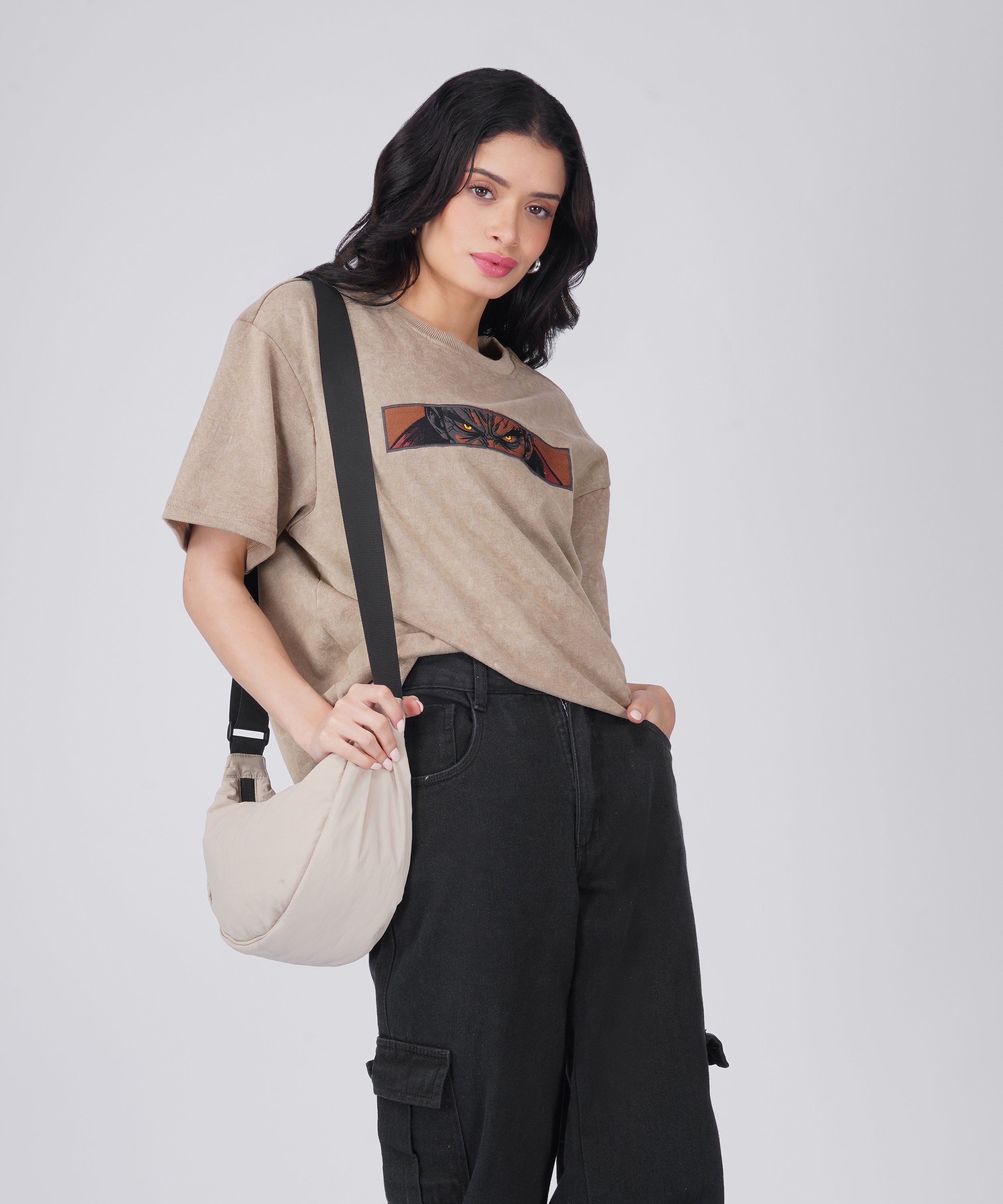 “REBELLION” OVERSIZED ACID WASH TSHIRT