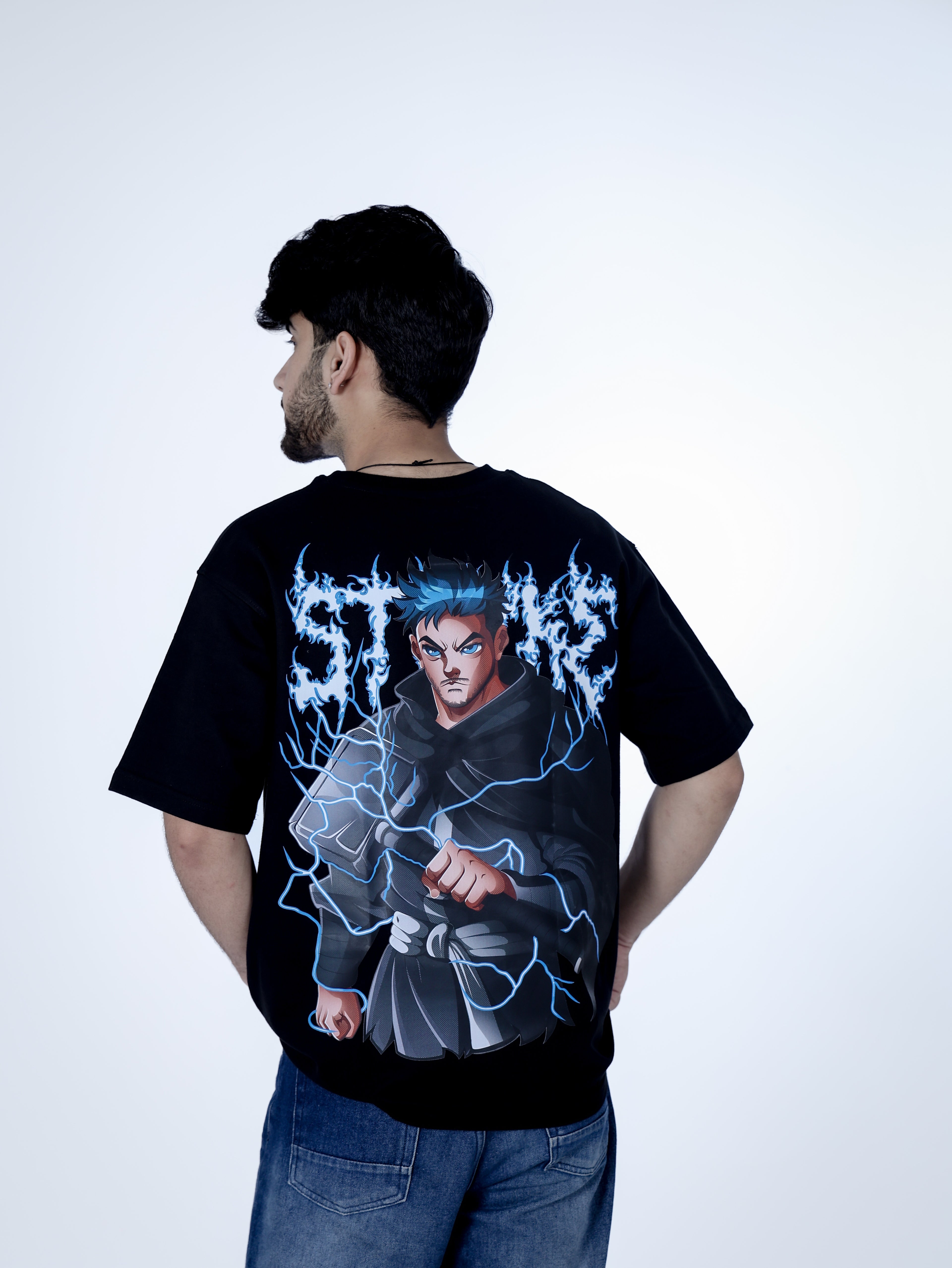 “God Of Thunder ” by Funkychaos Heavyweight Oversized Tee