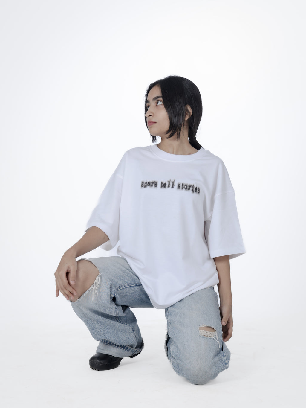 "SCAR " BY FUNKYCHAOS UNISEX TEE 100%COTTON