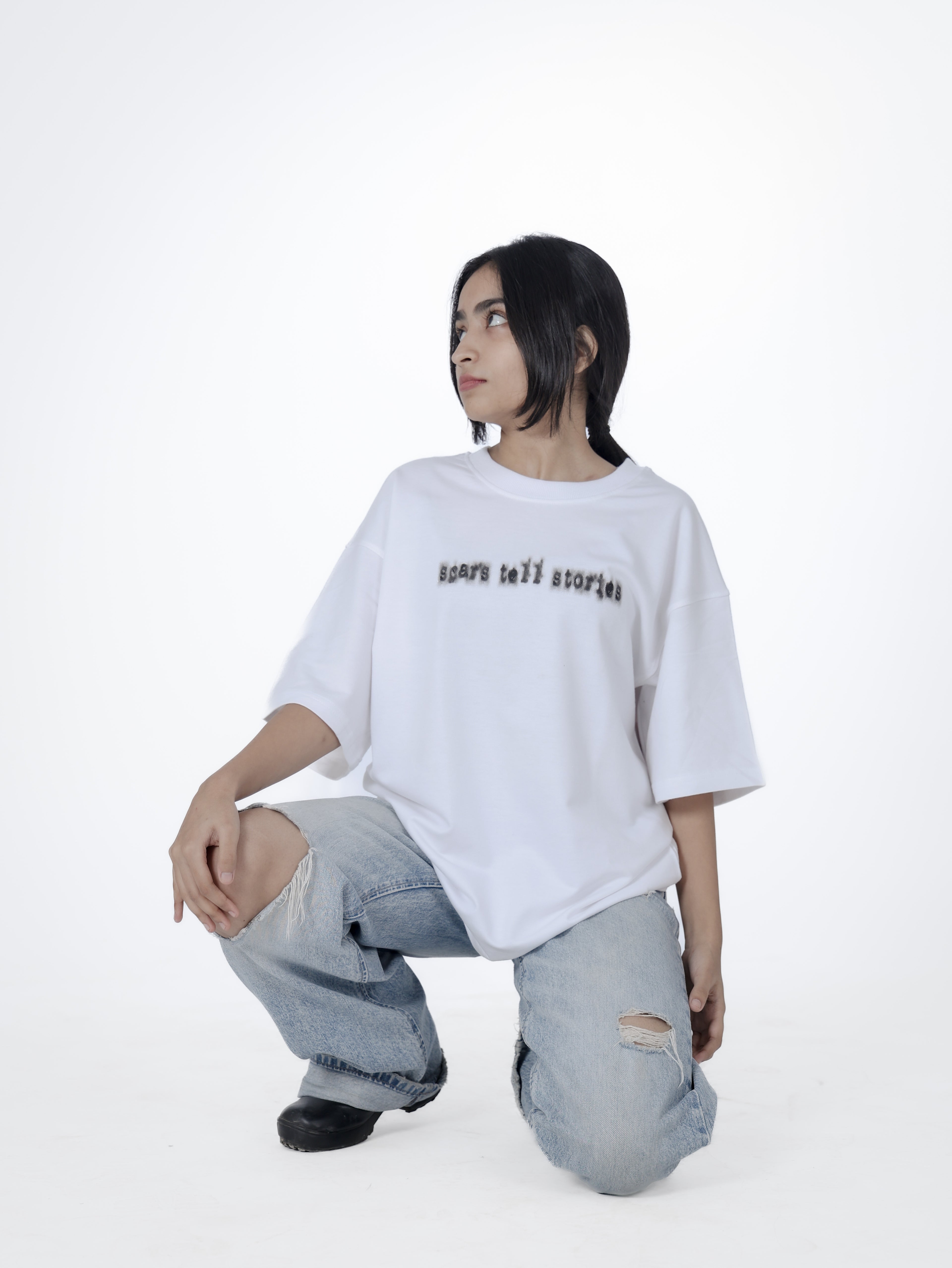 "SCAR " BY FUNKYCHAOS UNISEX TEE 100%COTTON