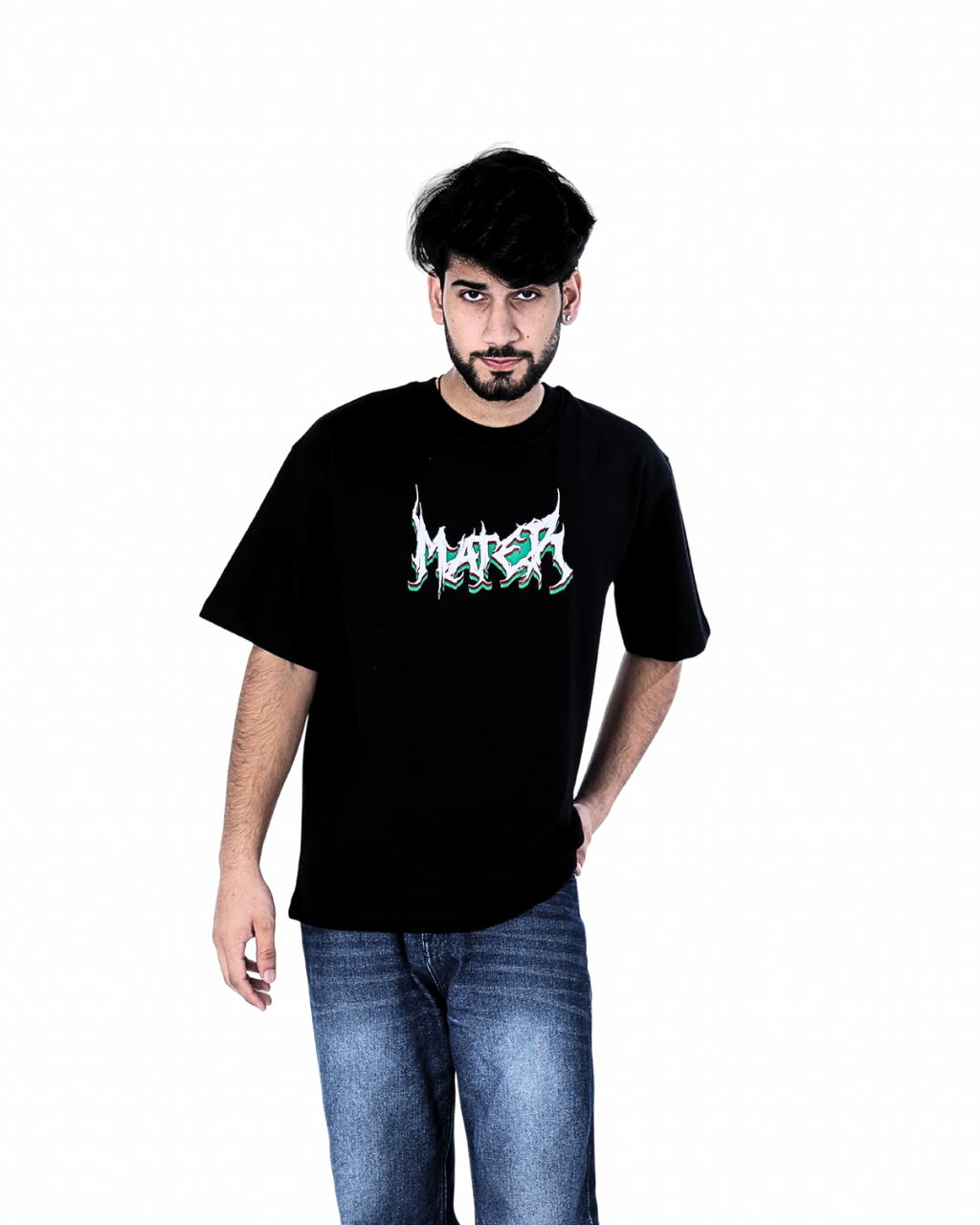 “MATER - Dark Realm Oversized Graphic Tee” UNISEX FIT